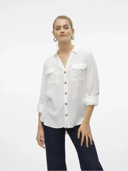 Πουκάμισο Vero Moda λευκό