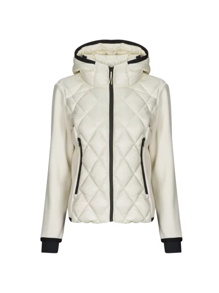 Klasična jakna Superdry s kapuco bela