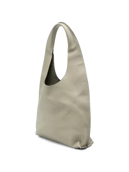 Geantă shopper A.p.c. din piele verde