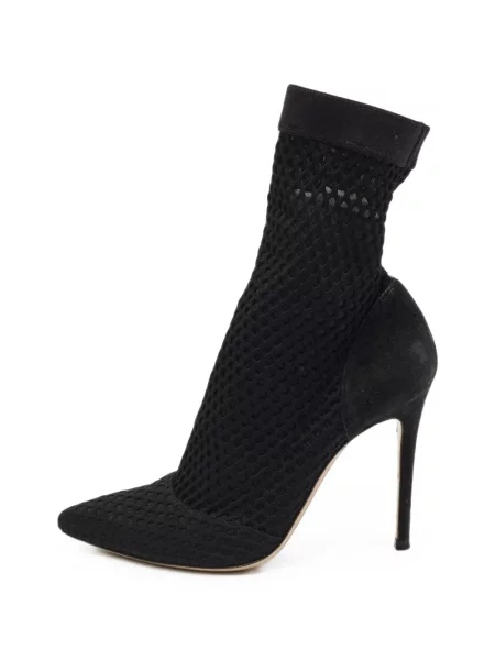 Cizme scurte Gianvito Rossi tricotate negru