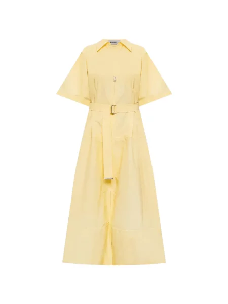 Cu centură rochie midi Simkhai galben