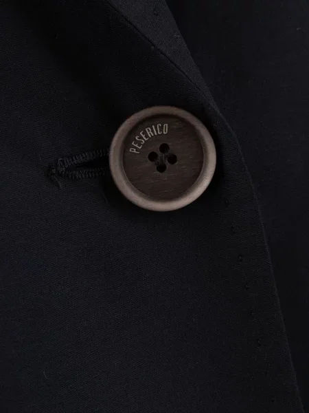 Marynarka Peserico z kieszeniami zapinanymi na guziki niebieska