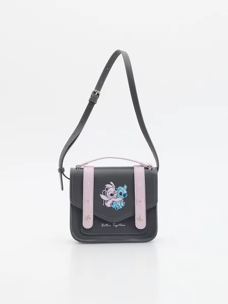 Reserved Geantă Lilo & Stitch gri-închis gri