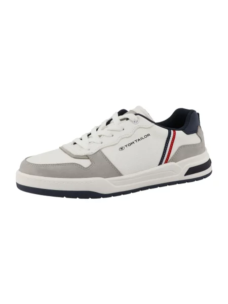 Sneakerși Tom Tailor alb