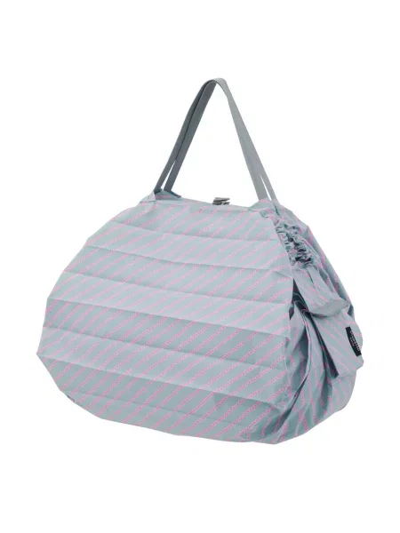 Shupatto Shopper táska Compact Bag M ezüstszürke / neon-rózsaszín rózsaszín