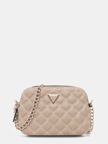 Τσάντα Guess GIULLY μπεζ