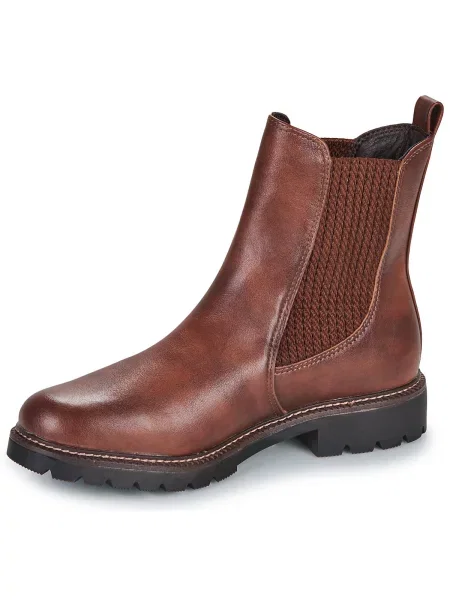 Chelsea boots Tamaris hnědé