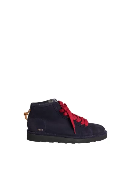 Sneakersy Panchic skórzane niebieskie