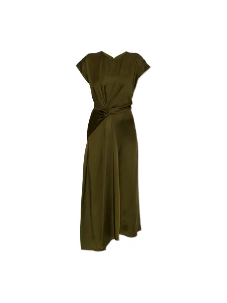 Sukienka midi Victoria Beckham zielona