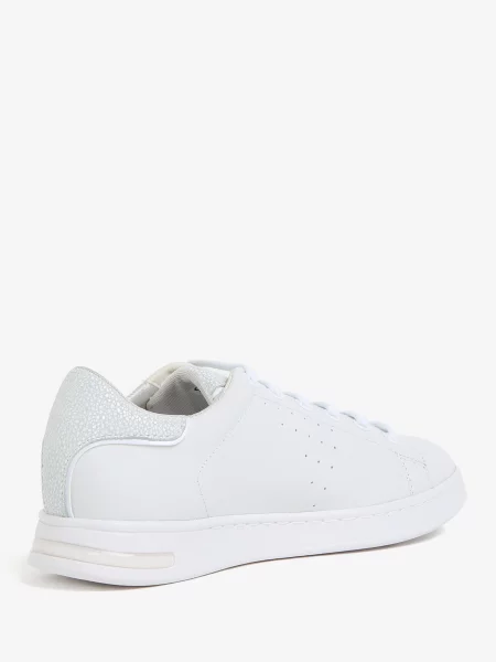 Sneakerși Geox din piele gri