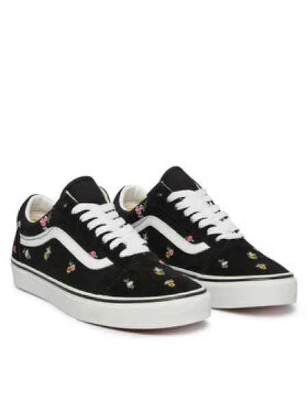 VANS Niske tenisice Old Skool žuta / roza bijela crna