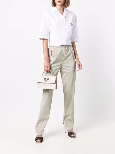 Cămașă Off-white din poplin alb