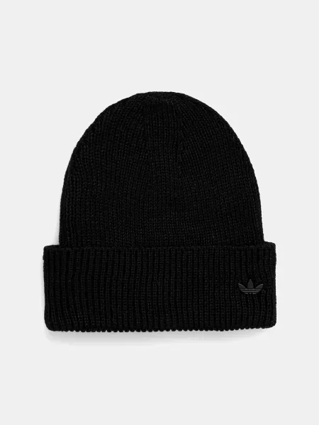 Șapcă adidas Everyday Icons Beanie With Tonal Metal Trefoil Black S negru