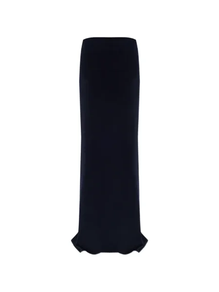 Fusta maxi Dsquared2 cu crăpătură albastru