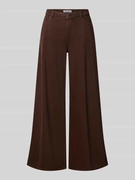 Jeansy o kroju wide fit z wpuszczanymi Review