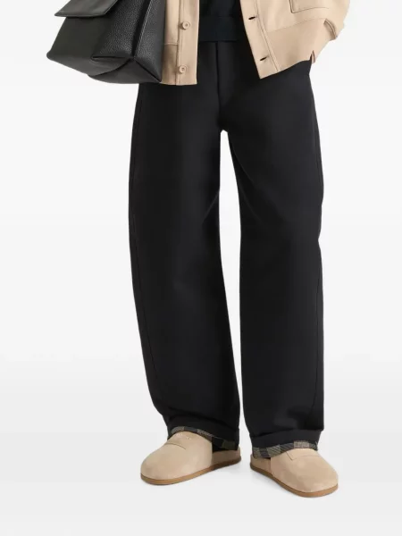 Pantaloni Givenchy în carouri de flanelă negru