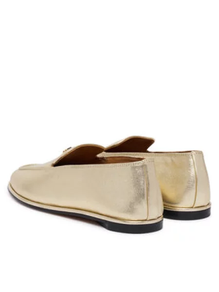 Loaferiai Tommy Hilfiger auksinė