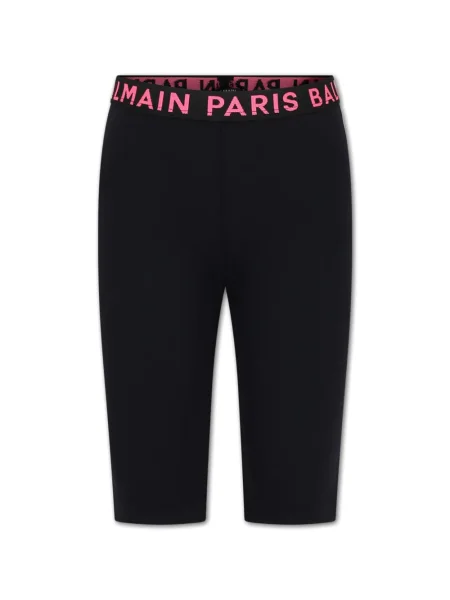 Legginsy dziecięce Balmain czarne
