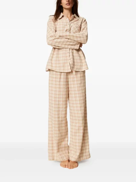 Pantaloni Twinset în carouri