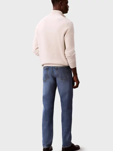 Прямі джинси Calvin Klein сині