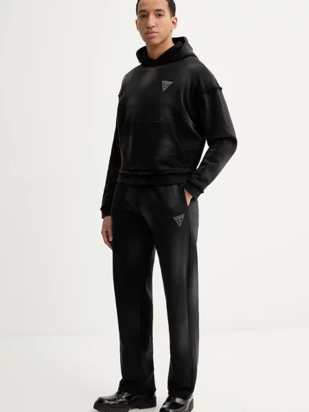 Bombažen spodnji del trenirke Guess Originals črna