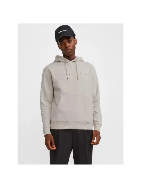Bluza z kapturem Jack & Jones Star beżowa
