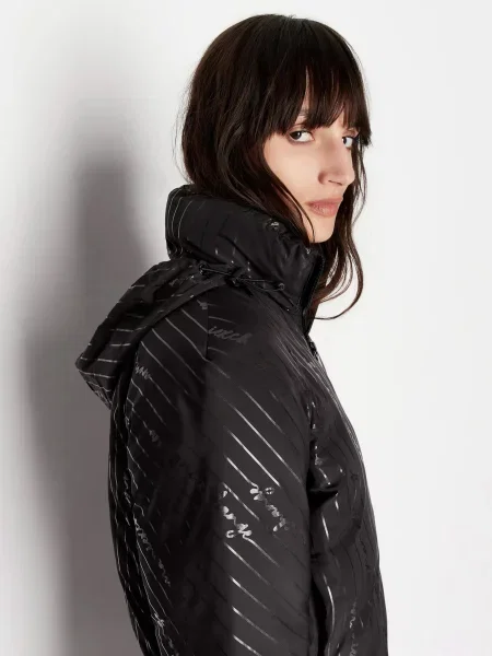 Armani Exchange Демісезонна куртка чорний