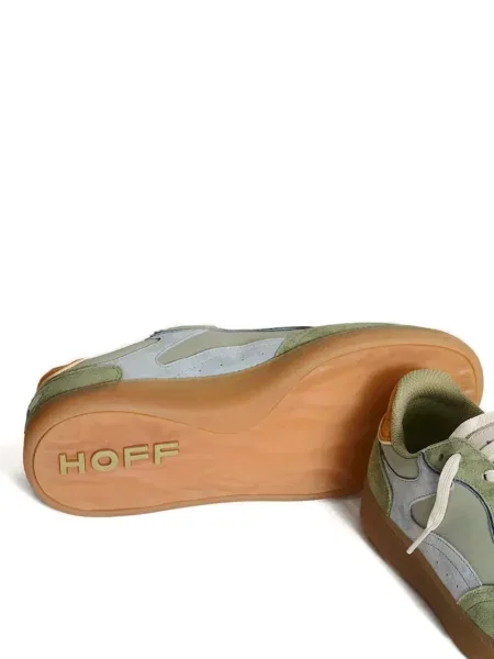 Sneakerși Hoff din piele de căprioară verde