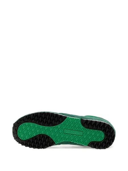Ριγέ sneakers Adidas New York σουέντ ροζ