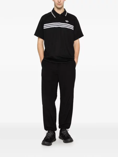 Tricou Adidas cu dungi maro