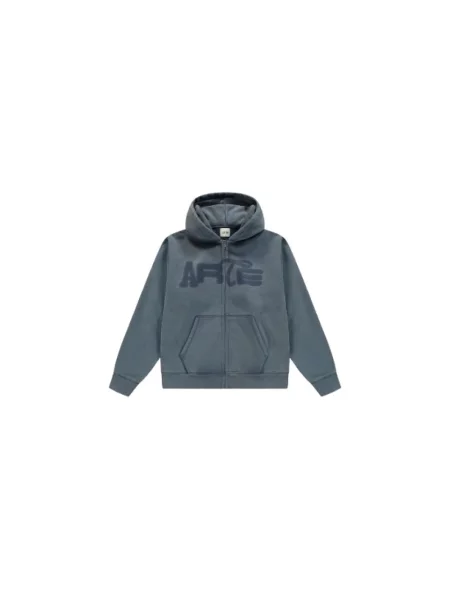 Sweter Arte Antwerp z kapturem niebieski