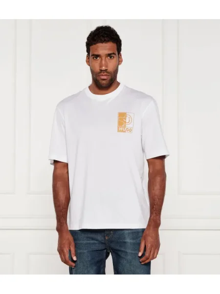 Hugo Blue Tricou Nedix alb