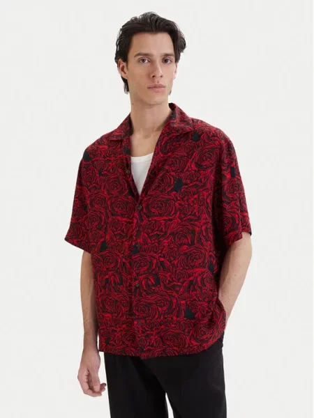 Рубашка Hugo красная