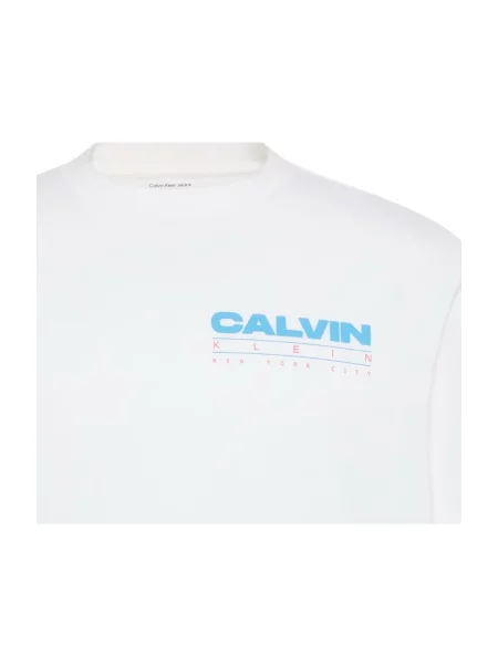 Tricou Calvin Klein Jeans alb