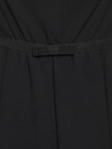 Rochie Moschino Cheap & Chic cu funde fără mâneci negru