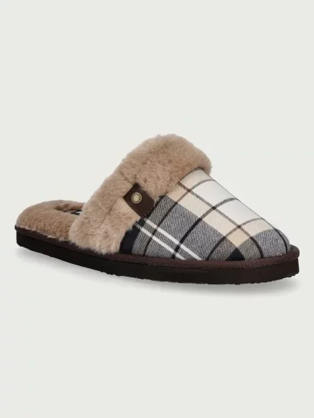 Barbour papuče za žene Claudia smeđa