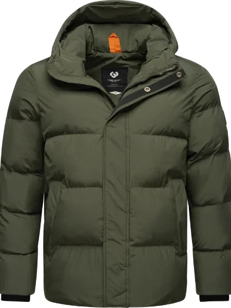 Ragwear Geacă funcțională Walby verde închis negru