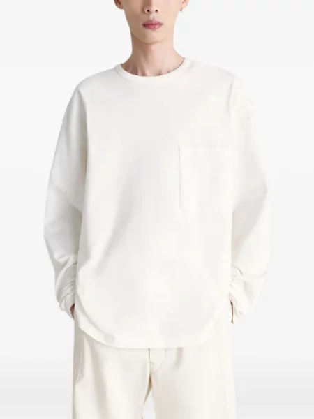 Tricou Lemaire lung alb