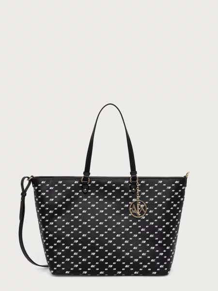 Armani Exchange geantă shopper pentru femei negru
