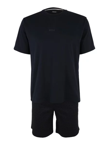 BOSS Kratka pižama mornarska / encijan modra