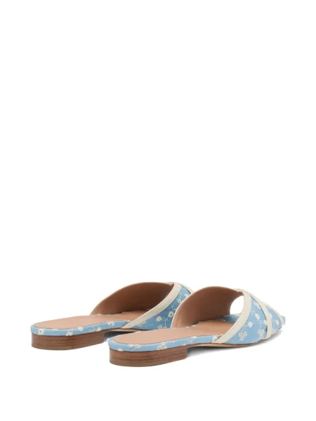Сандали Malone Souliers на цветя с принт синьо