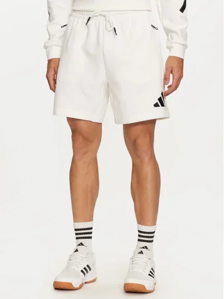 Adidas Pantaloni scurți sport Z.N.E. alb