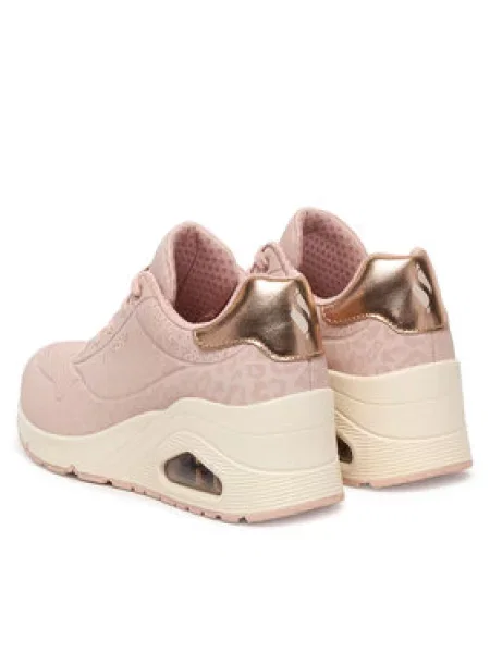 Sneakersy Skechers UNO Wedge Safari Daze ružová