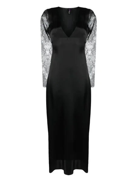 Rochie Maison Close de mătase de costum negru