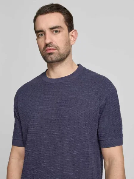 T-shirt o kroju relaxed fit z mieszanki bawełny Marc O'polo