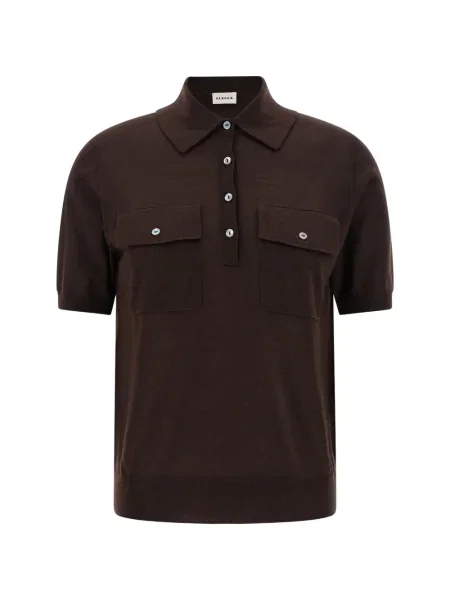 Polo P.a.r.o.s.h. scurt maro