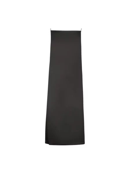 Satynowa sukienka wieczorowa Jacquemus garniturowa czarna