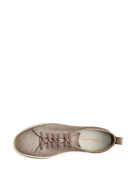 Nubuck sneakers Santoni με κορδόνια