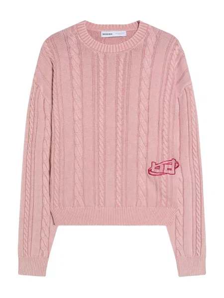 Bershka Pulover fuksija / staro roza