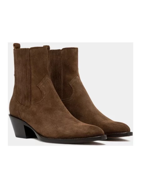 Buty do kostki Buttero skórzane brązowe